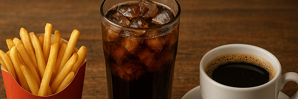 あのポテトとあのコーラとあのコーヒー